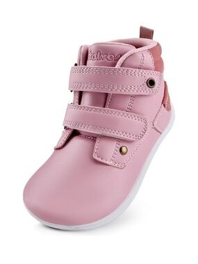 Watelves Toddler Little Kids Wide Barefoot Shoes Boots High Top Hook and Loop